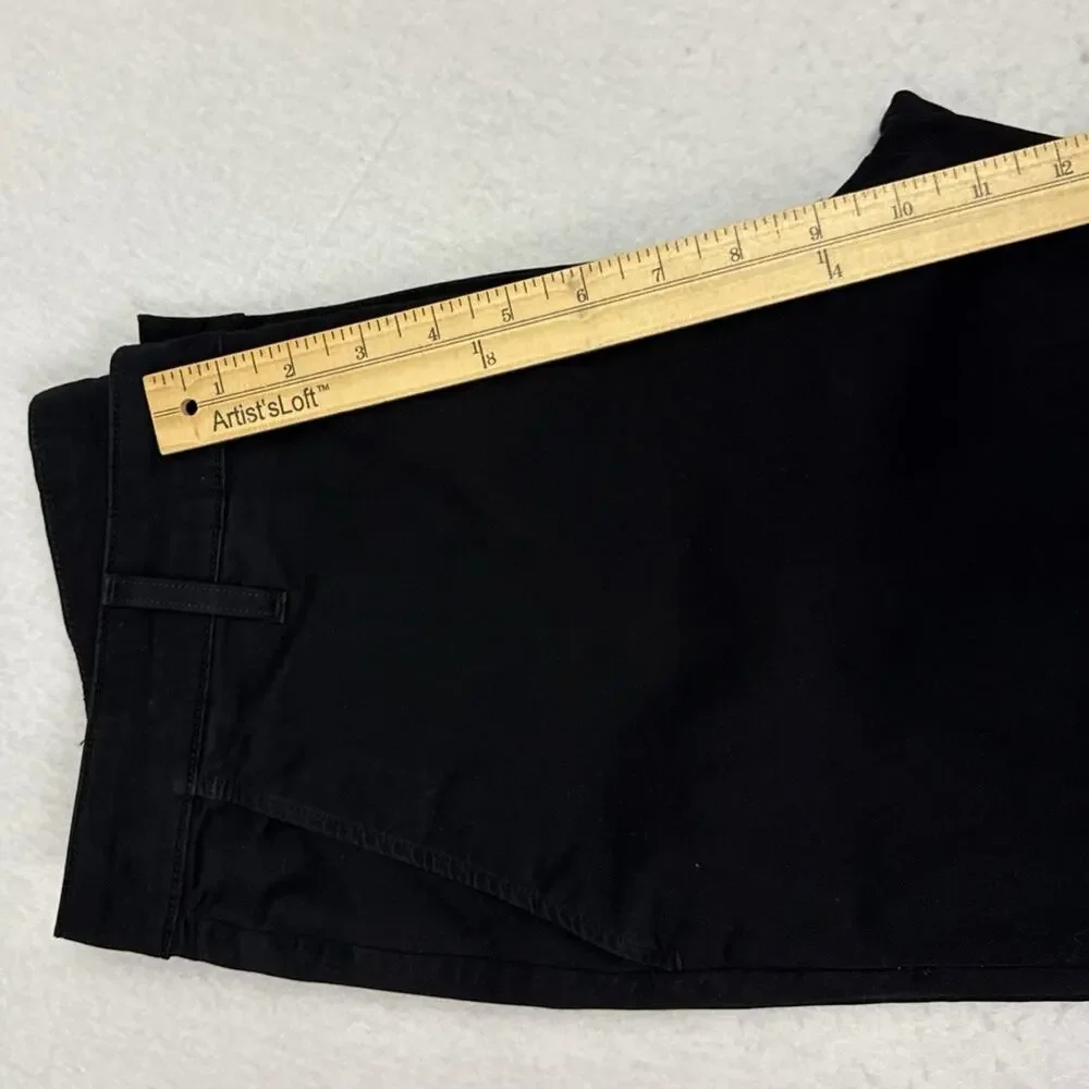 AG Adriano Goldschmied Mens Size 33R The Lux Khaki Tailored Trouser Pants Black